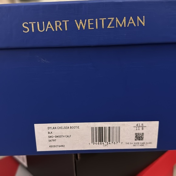 Stuart Weizman Chelsea bootie, Black, size 11B, with box. - Picture 6 of 8